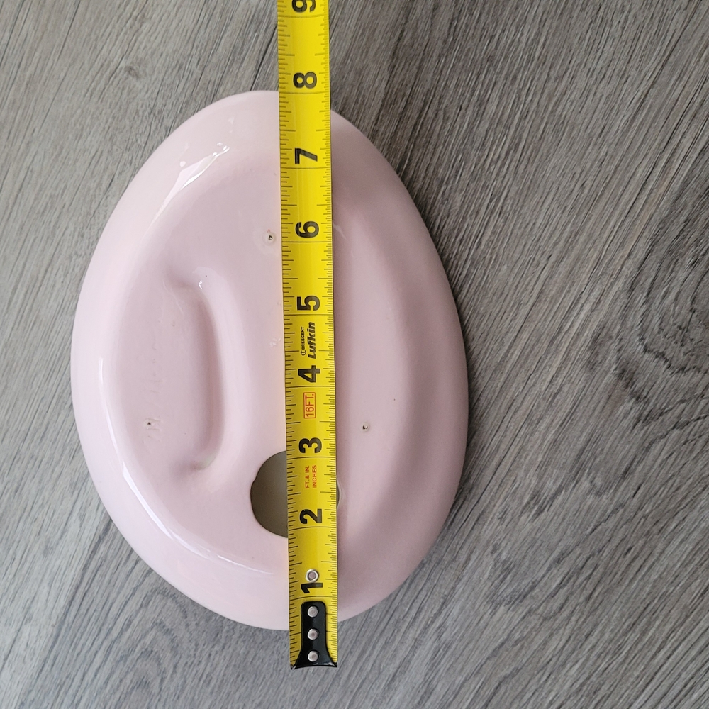 Floral Pink Ceramic Brush Holder - Picture 4 of 5